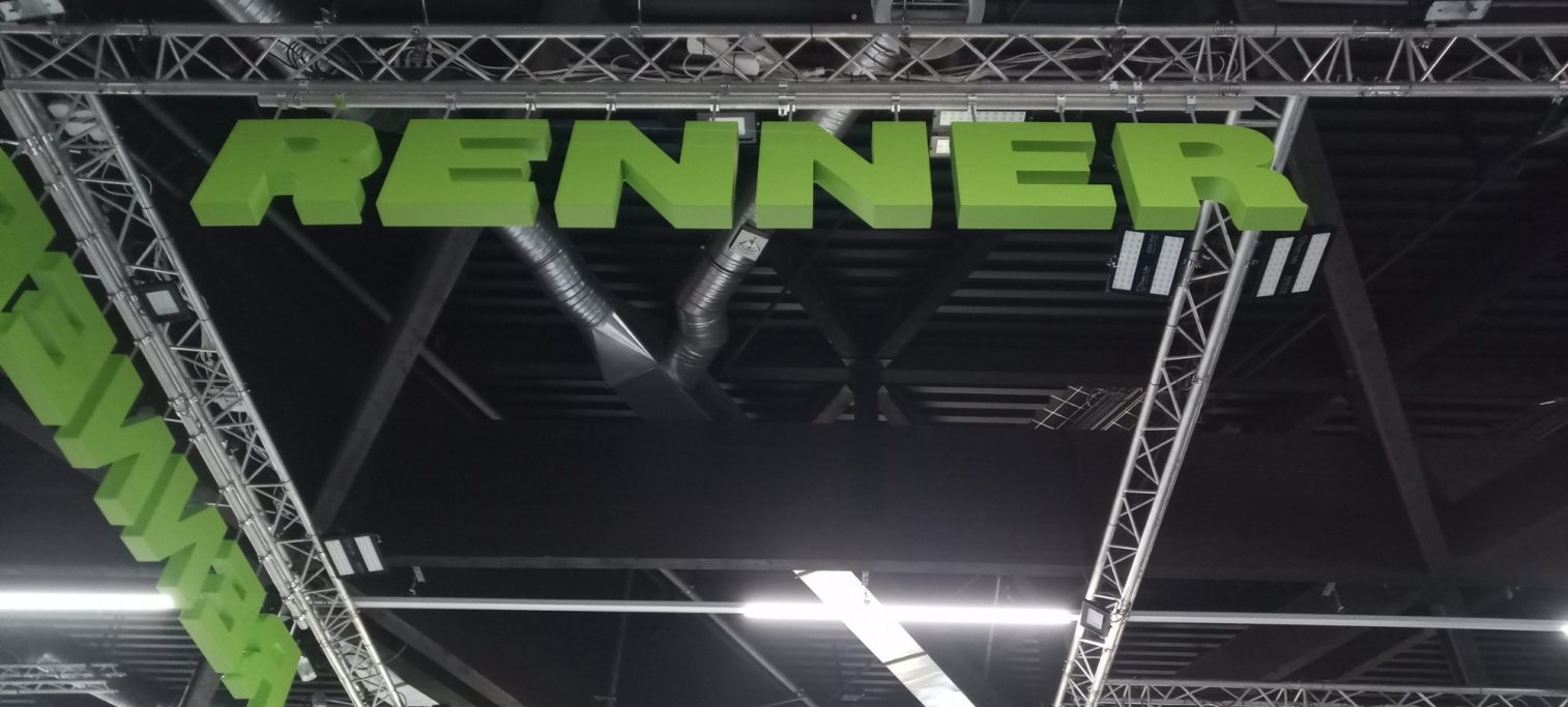 abgehängtes 3D Logo